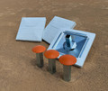 Bison Premium Molded Baseball Base Set