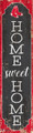 Boston Red Sox 24" Home Sweet Home Leaner