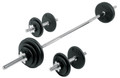 York Pro Cast Iron Dumbbell/Barbell Spinlock Set