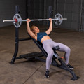 Body Solid Pro Clubline SOIB250 Olympic Incline Press Bench