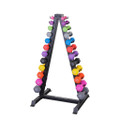Body Solid GDR24B Vertical Vinyl Dumbbell Rack