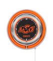 Oklahoma State Cowboys Neon Clock
