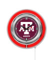 Texas A&M Aggies Neon Clock