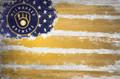 Milwaukee Brewers 17" x 26" Flag Sign