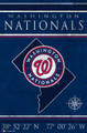Washington Nationals 17" x 26" Coordinates Sign