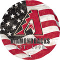 Arizona Diamondbacks 24" Team Color Flag Circle Sign