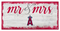 Los Angeles Angels Script Mr. & Mrs. Sign
