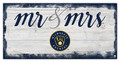 Milwaukee Brewers Script Mr. & Mrs. Sign