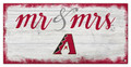 Arizona Diamondbacks Script Mr. & Mrs. Sign