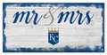 Kansas City Royals Script Mr. & Mrs. Sign