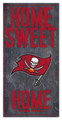 Tampa Bay Buccaneers 6" x 12" Home Sweet Home Sign