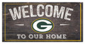 Green Bay Packers 6" x 12" Welcome Sign