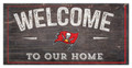 Tampa Bay Buccaneers 6" x 12" Welcome Sign