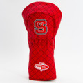 North Carolina State Wolfpack Solid Quilted Golf Driver Headcover