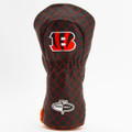 Cincinnati Bengals Solid Quilted Golf Driver Headcover