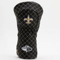 New Orleans Saints Solid Quilted Golf Driver Headcover