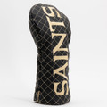 New Orleans Saints Solid Quilted Golf Driver Headcover