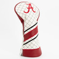 Alabama Crimson Tide Stripe Quilted Golf Driver Headcover