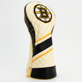 Boston Bruins Stripe Quilted Golf Driver Headcover