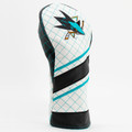 San Jose Sharks Stripe Quilted Golf Driver Headcover