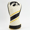 Iowa Hawkeyes Stripe Quilted Golf Driver Headcover