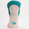 Miami Dolphins Stripe Quilted Golf Driver Headcover