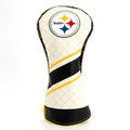Pittsburgh Steelers Stripe Quilted Golf Driver Headcover