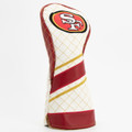 San Francisco 49ers Stripe Quilted Golf Driver Headcover