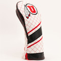 Utah Utes Stripe Quilted Golf Driver Headcover