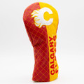 Calgary Flames Split Quilted Golf Driver Headcover