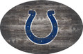 Indianapolis Colts 46" Distressed Wood Oval Sign