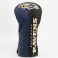 Baltimore Ravens Split Quilted Golf Driver Headcover