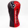 Houston Texans Split Quilted Golf Driver Headcover