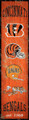 Cincinnati Bengals Heritage Banner Vertical Sign
