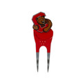 Cornell Big Red Custom Shaped Golf Divot Tool