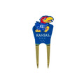 Kansas Jayhawks Custom Shaped Golf Divot Tool