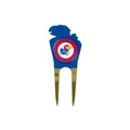 Kansas Jayhawks Custom Shaped Golf Divot Tool