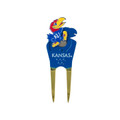 Kansas Jayhawks Custom Shaped Golf Divot Tool