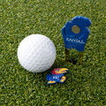 Kansas Jayhawks Custom Shaped Golf Divot Tool