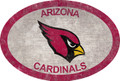 Arizona Cardinals 46" Team Color Oval Sign