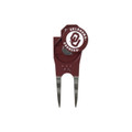Oklahoma Sooners Custom Shaped Golf Divot Tool