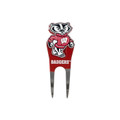 Wisconsin Badgers Custom Shaped Golf Divot Tool