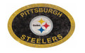 Pittsburgh Steelers 46" Team Color Oval Sign
