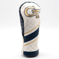Georgia Tech Yellow Jackets Stripe Quilted Golf Fairway Headcover