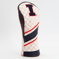 Illinois Fighting Illini Stripe Quilted Golf Fairway Headcover