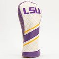 LSU Tigers Stripe Quilted Golf Fairway Headcover