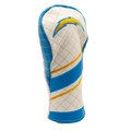 Los Angeles Chargers Stripe Quilted Golf Fairway Headcover