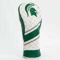 Michigan State Spartans Stripe Quilted Golf Fairway Headcover