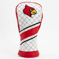 Louisville Cardinals Stripe Quilted Golf Fairway Headcover