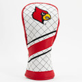 Louisville Cardinals Stripe Quilted Golf Fairway Headcover